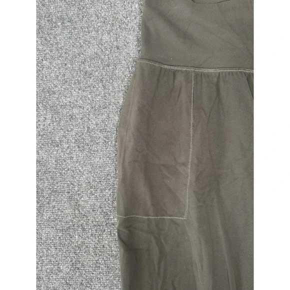 Athleta Salutation Jogger Pants Womens Small Gray Logo Yoga Stretch High Rise - Picture 6 of 14
